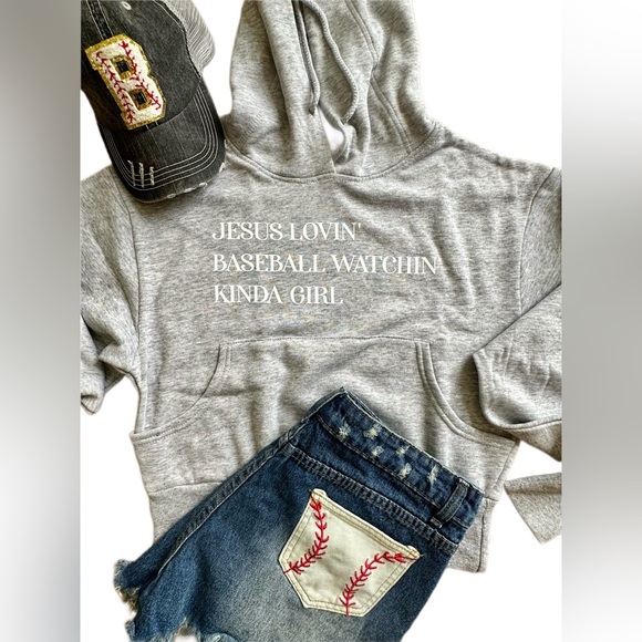 NEW! Jesus & Baseball Sweatshirt - Picture 6 of 6